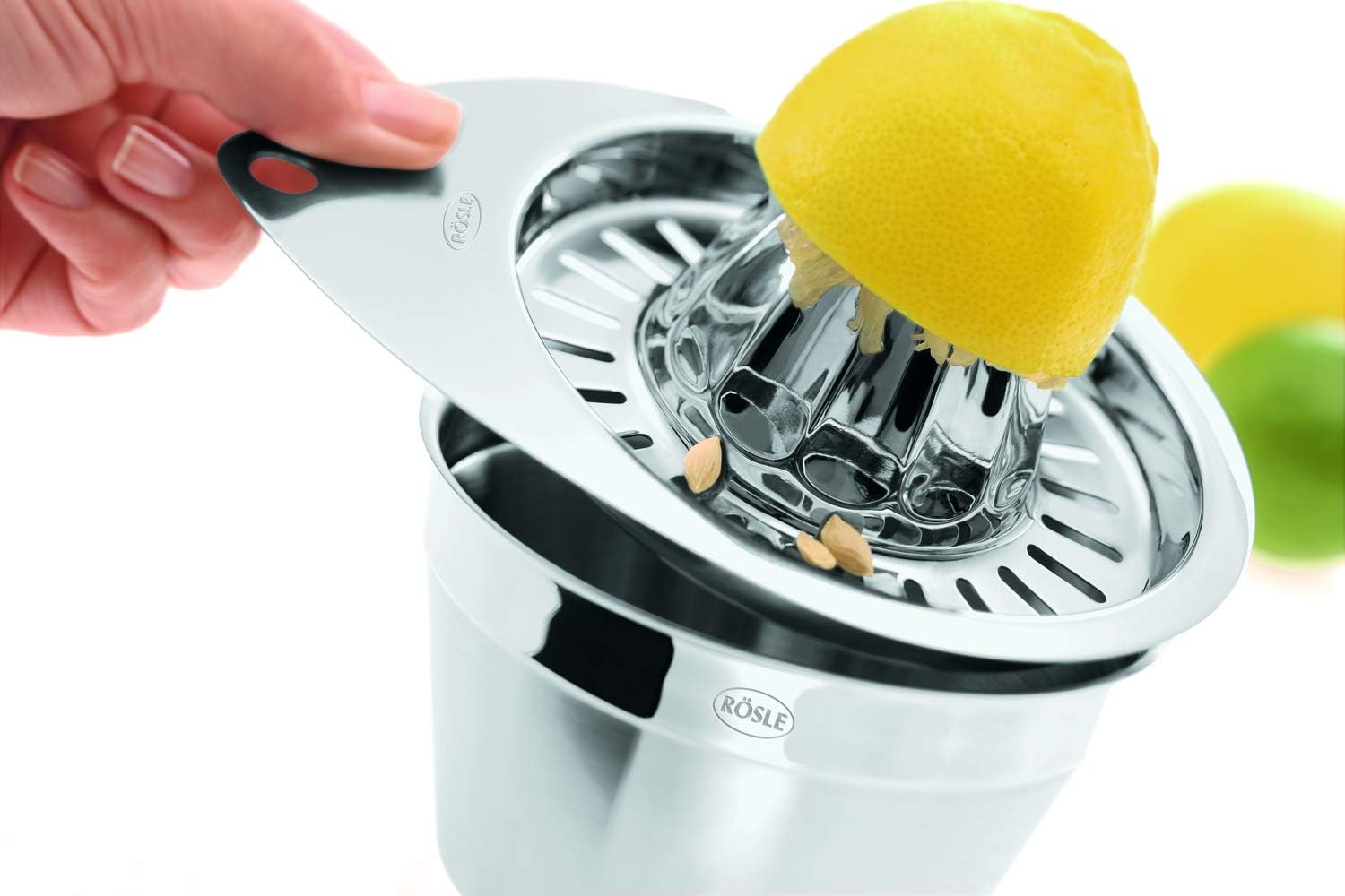 Thumbnail 1 de RÖSLE Exprimidor de Cítricos 🍋, Recipiente Grande, Acero Inoxidable