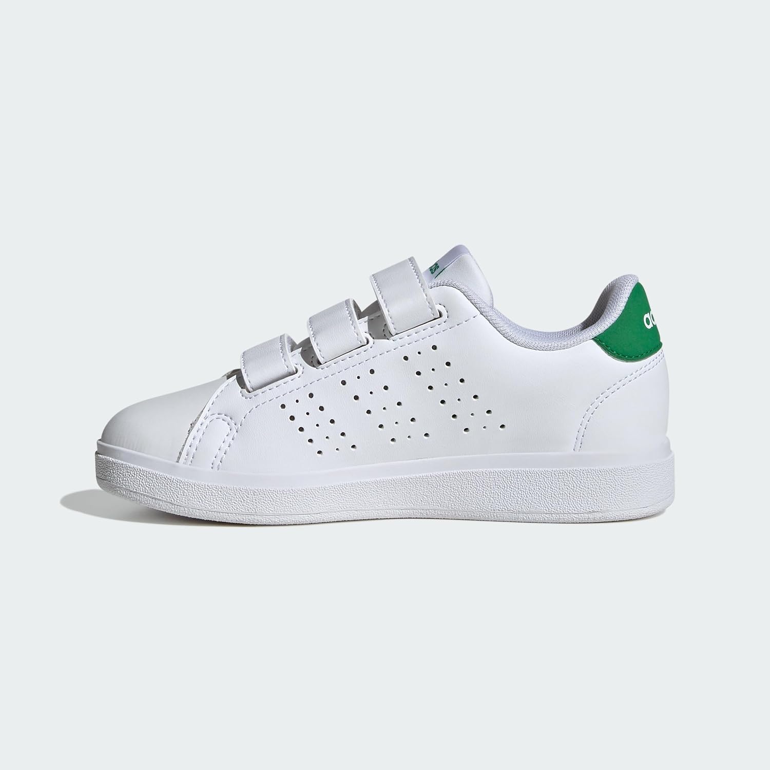 Detalle de adidas Advantage 2.0 Shoes Children Zapatos bajos blanco/verde