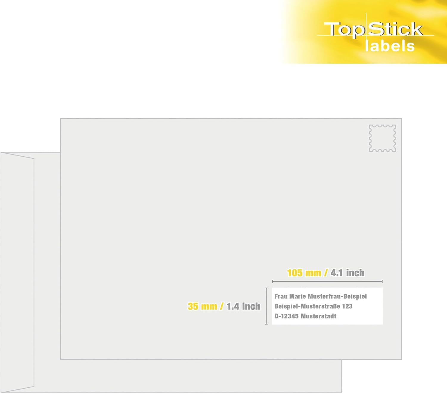 Thumbnail 4 de TopStick Etichette Multiuso Autoadesive 16 etichette per foglio A4 – 1600 etichette totali