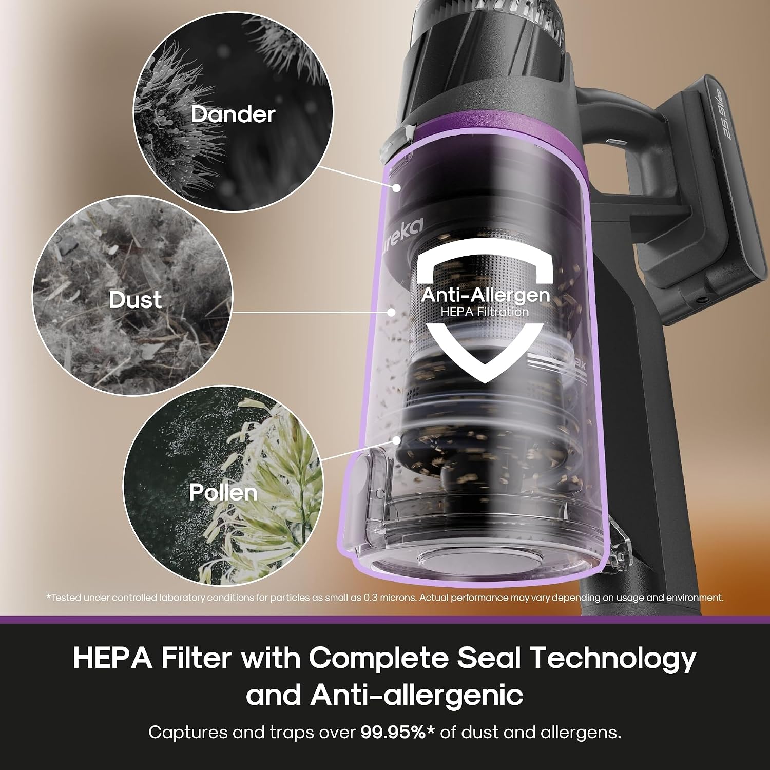 Detalle de Eureka ReactiSense 440 Cordless Stick Vacuum Cleaner