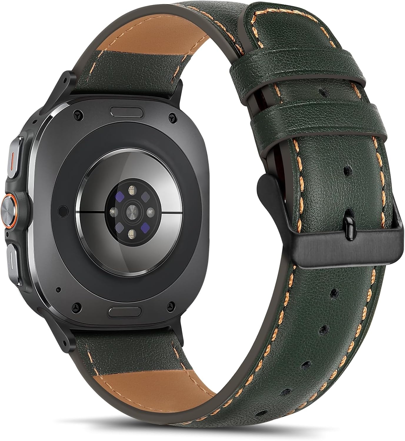 Detalle de Tasikar Genuine Leather Band for Samsung Galaxy Watch Ultra 47mm