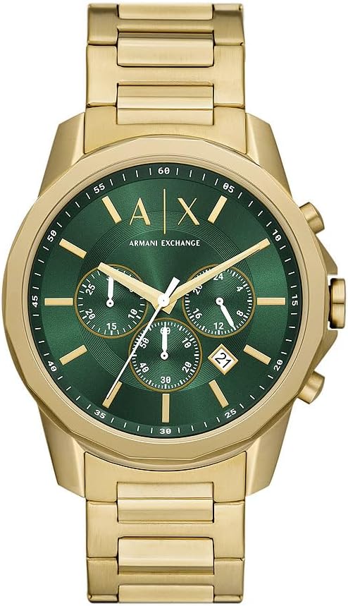 Thumbnail 6 de Armani Exchange Goldfarbene Herrenuhr – Quarz-Chronograph, 44 mm Gehäuse, Edelstahlarmband