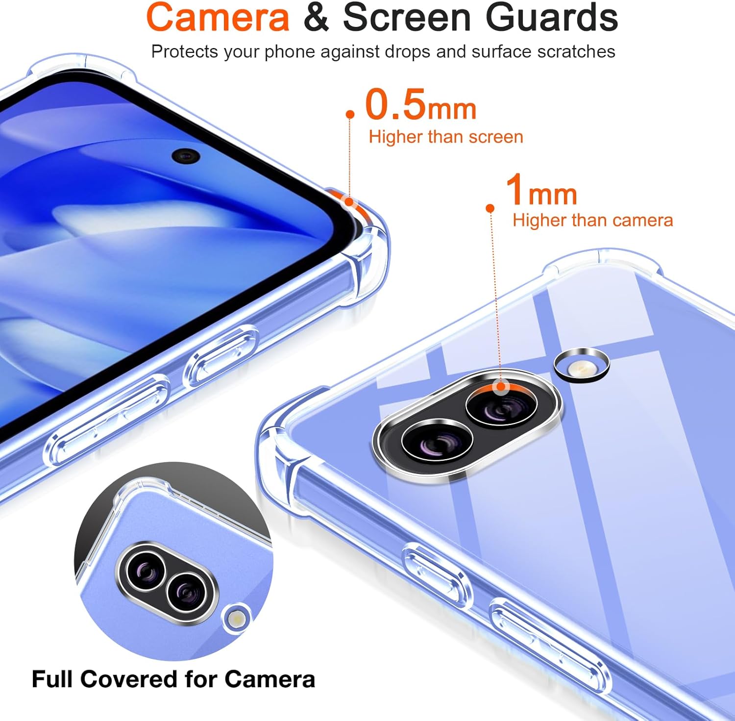 Thumbnail 3 de iVoler 3 in 1 Cover per Google Pixel 9A: protezione completa con 2 vetri temperati inclusi