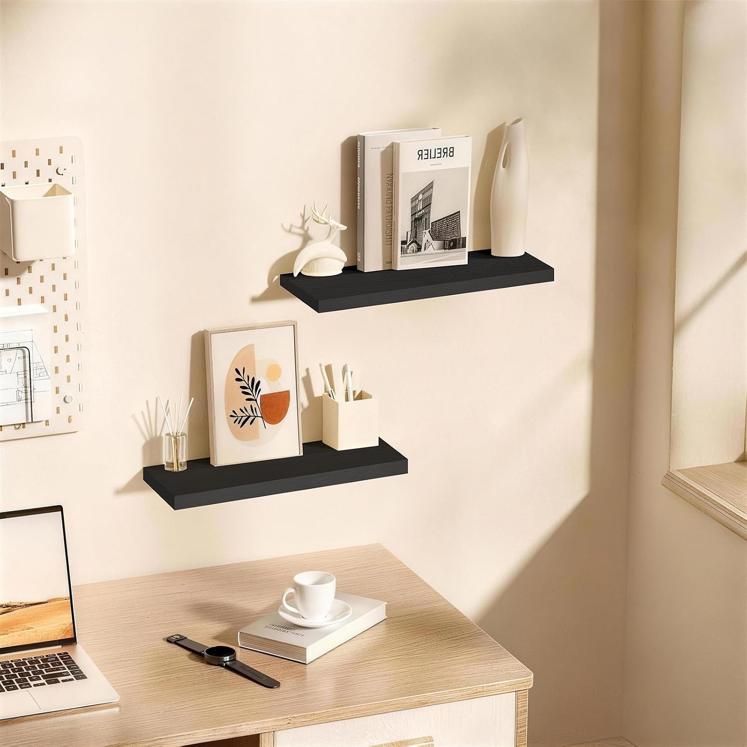 Thumbnail 6 de BAYKA Floating Shelves 22.5-Inch