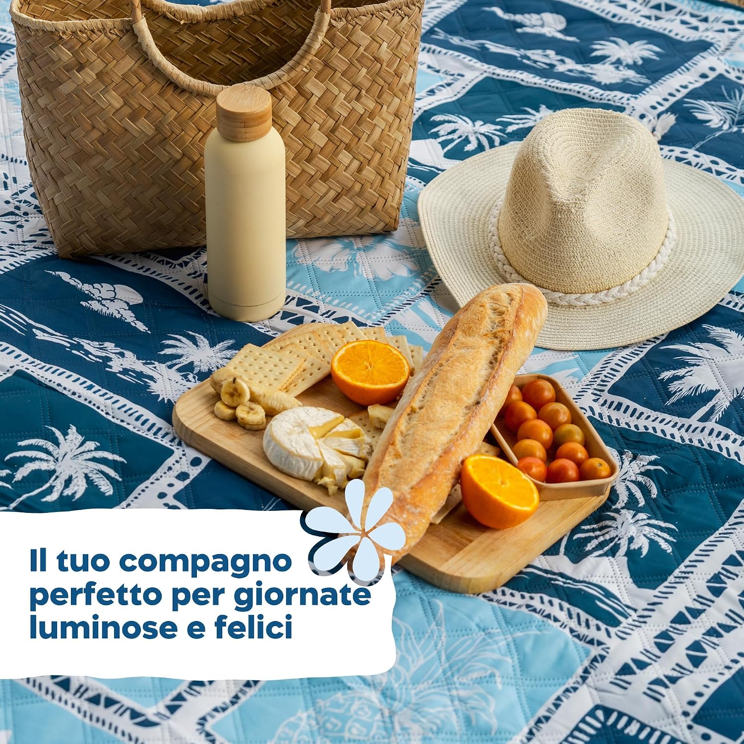 Thumbnail 5 de Twinzee Coperta per picnic impermeabile Holiday 200x200 cm