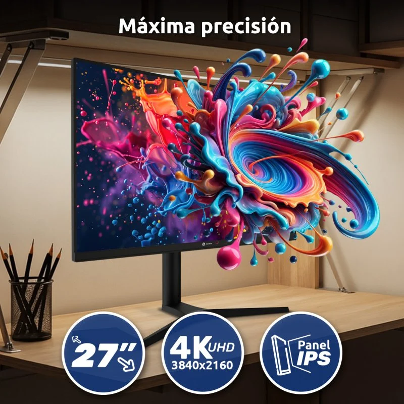 Thumbnail 1 de Alurin CoreVision 27" IPS 4K Freesync, altura regulable