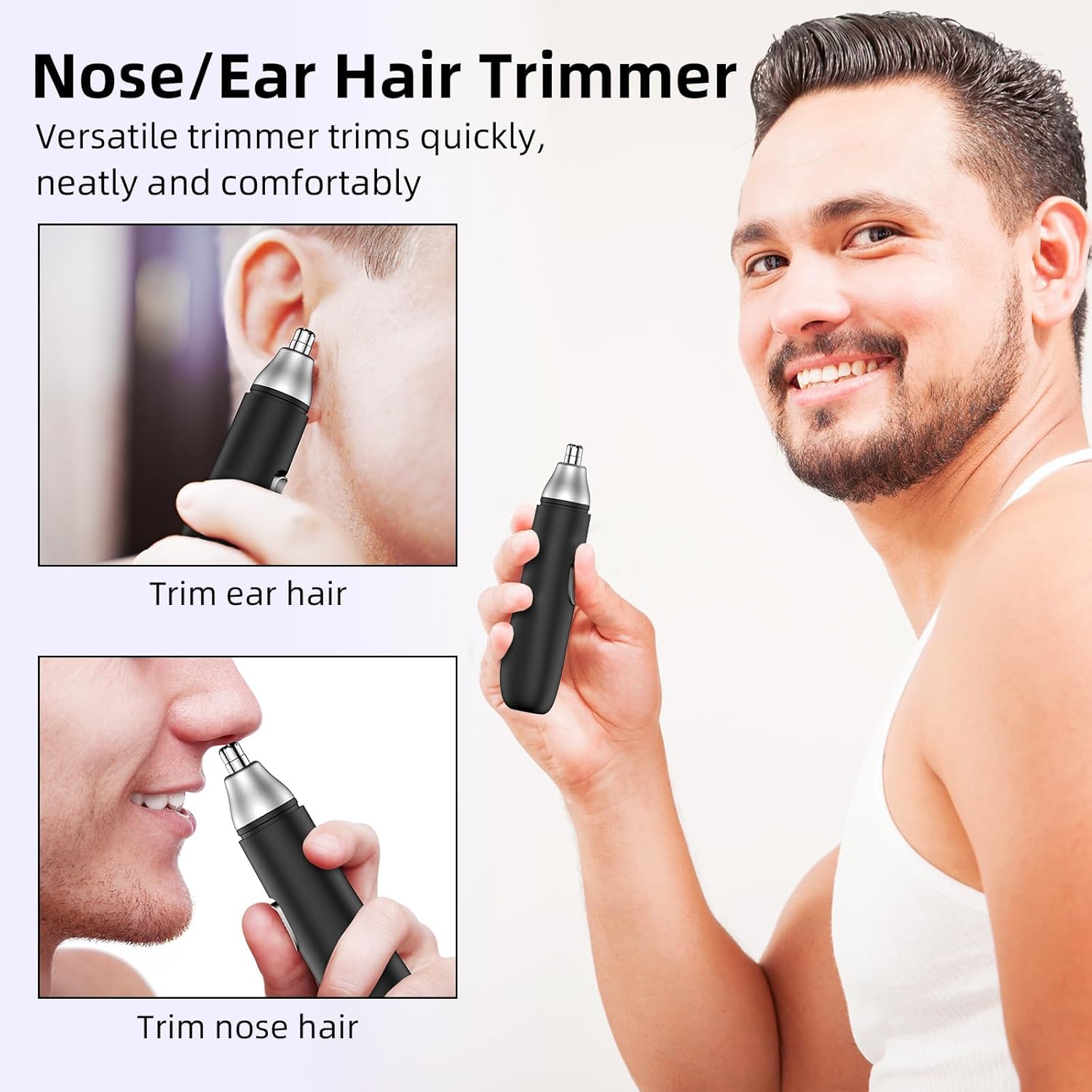 Detalle 2 de Ear and Nose Hair Trimmer Professional: Painless, Portable and Precision Edges