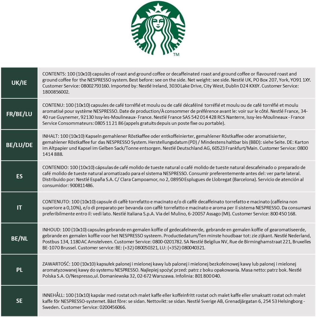 Thumbnail 6 de Starbucks Nespresso Variadas, 100 Cápsulas