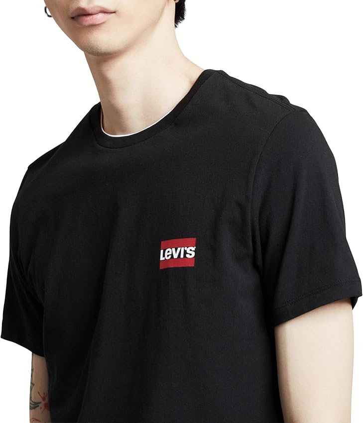 Thumbnail 5 de Levi's 2-Pack Crewneck Graphic Tee M — camiseta hombre blanca/negra