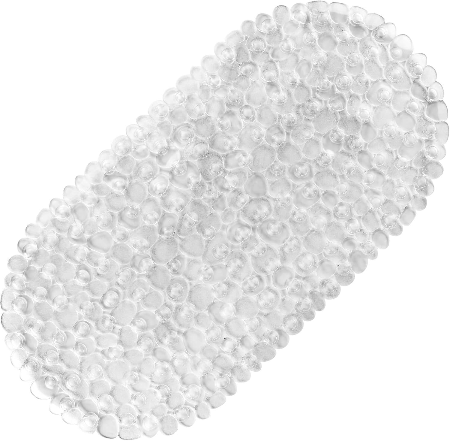 Thumbnail 1 de DOPROP Clear Pebbles Non Slip Shower Mat (69x36cm) with Suction Cups, Drain Holes