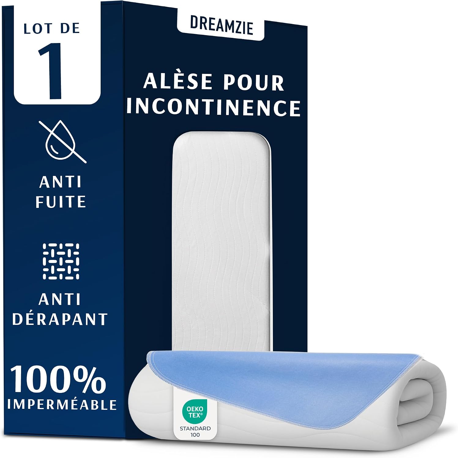 Detalle de Dreamzie Protege Matelas 90x160 cm protection imperméable