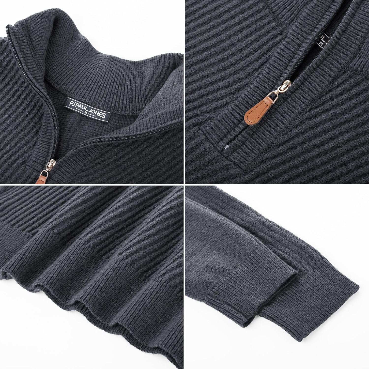 Thumbnail 4 de PJ PAUL JONES 1/4-Zip Rollkragenpullover