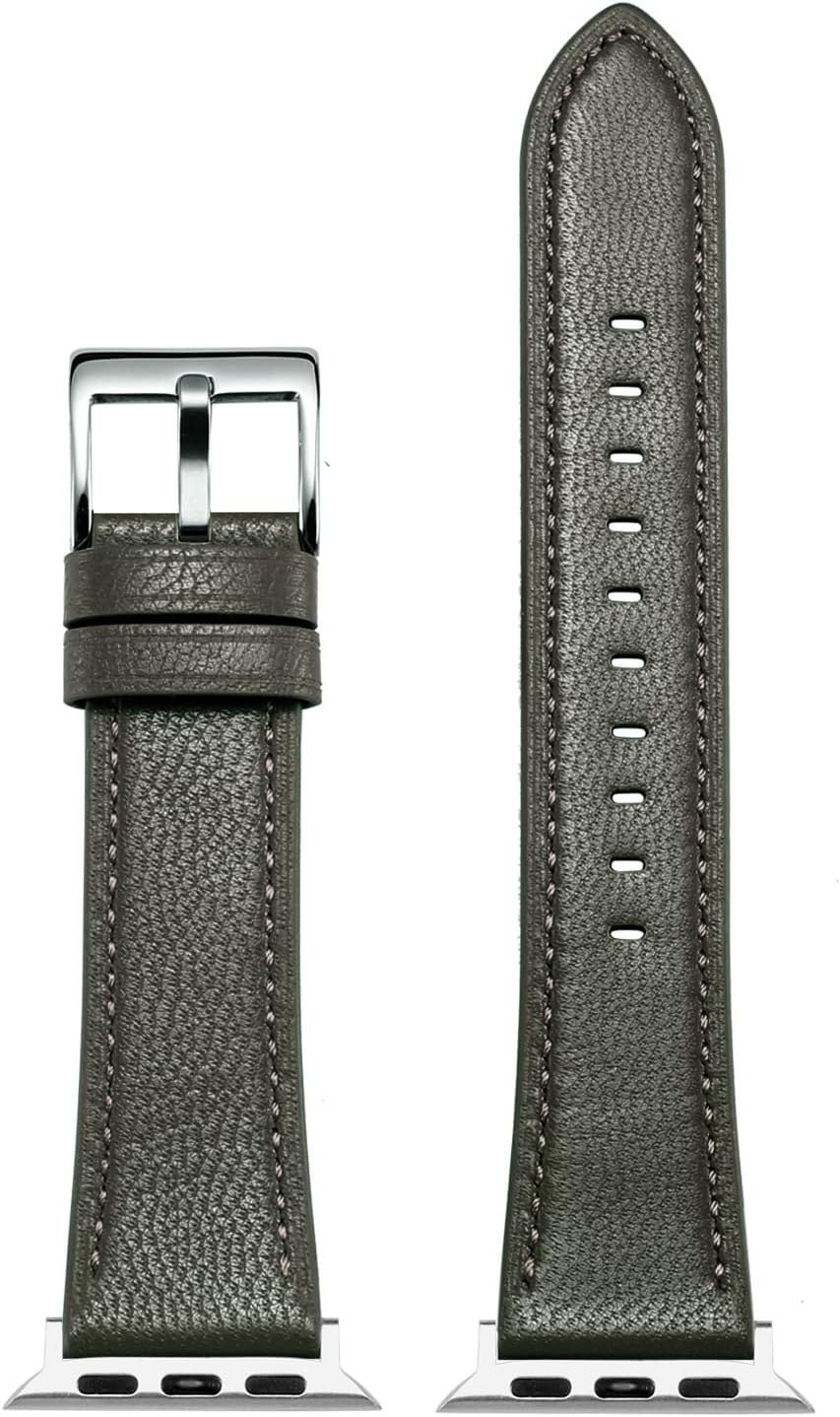 Detalle de MUENShop Sheep Leather Strap 45mm for Apple Watch