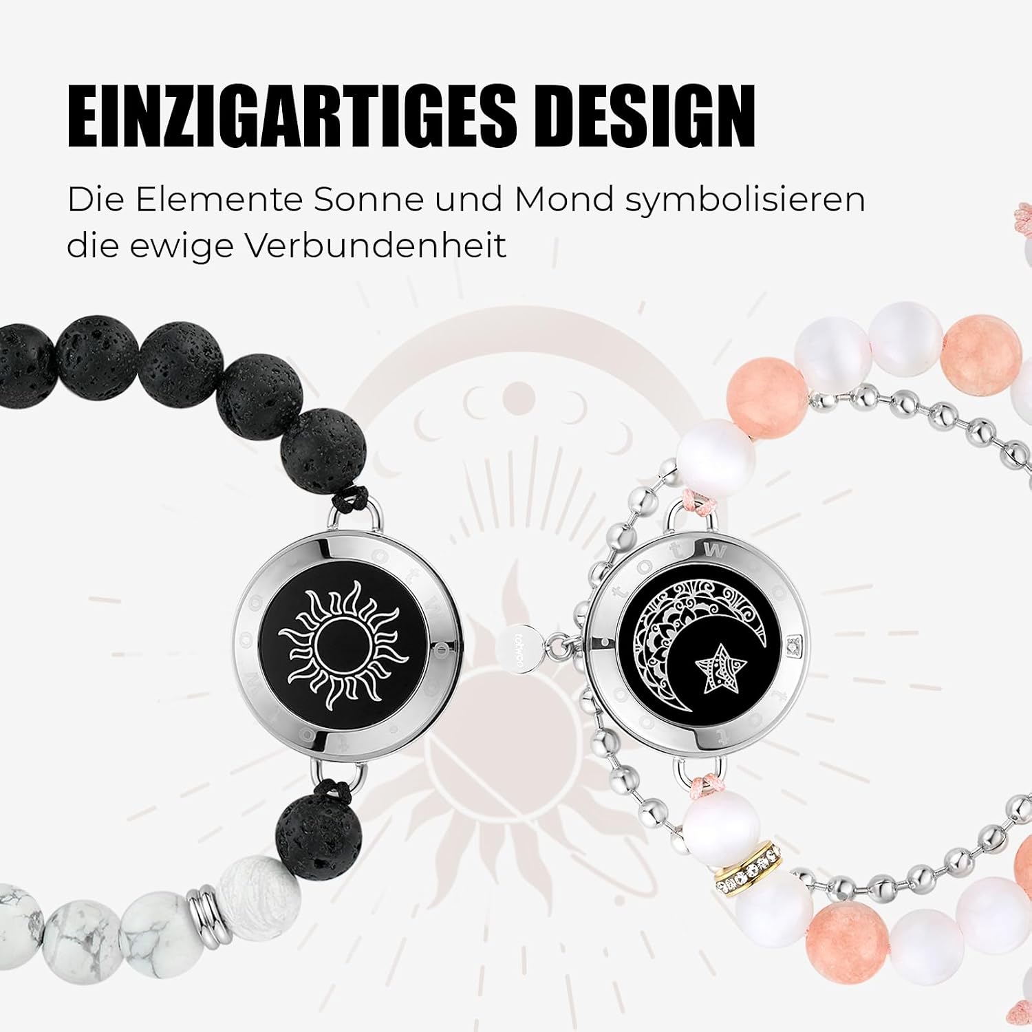 Thumbnail 6 de TOTWOO Intelligente Partnerarmbänder für Fernbeziehungen – 1:1 Bluetooth-Koppelung, App-Steuerung und Licht-Vibrationssignale