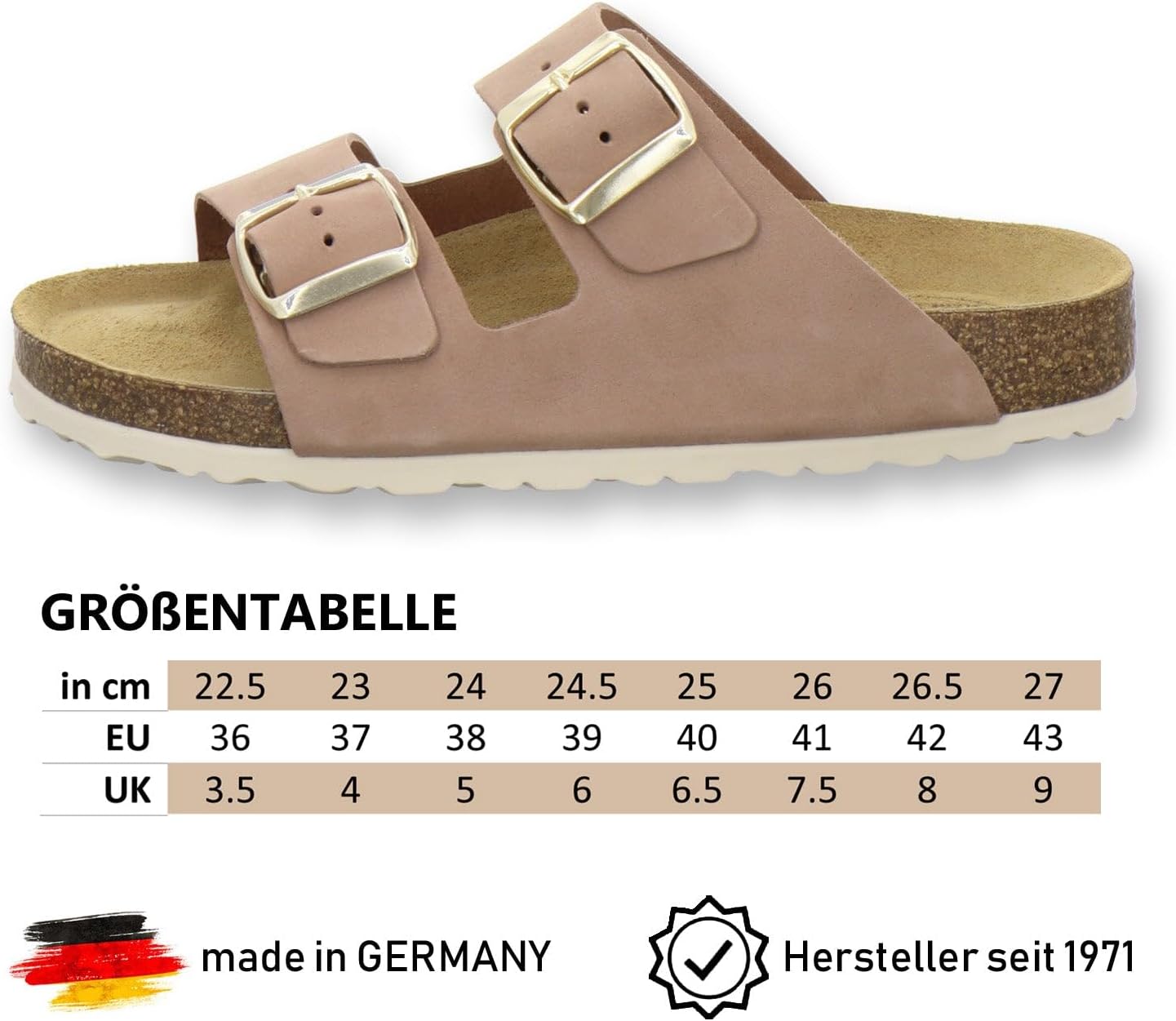 Thumbnail 2 de AFS-Schuhe 2100: Modische Damen-Pantoletten aus echtem Leder – Made in Germany