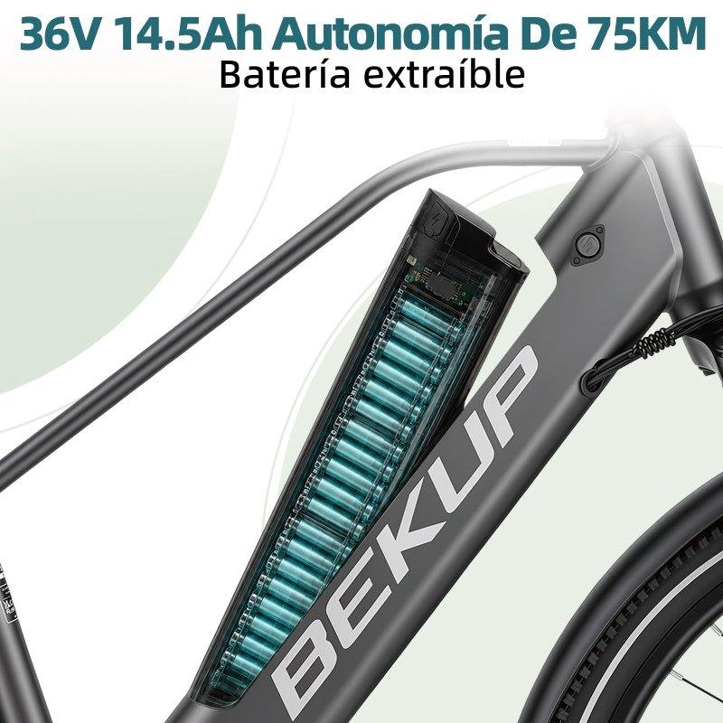 Detalle de Bekup bicicleta eléctrica V2