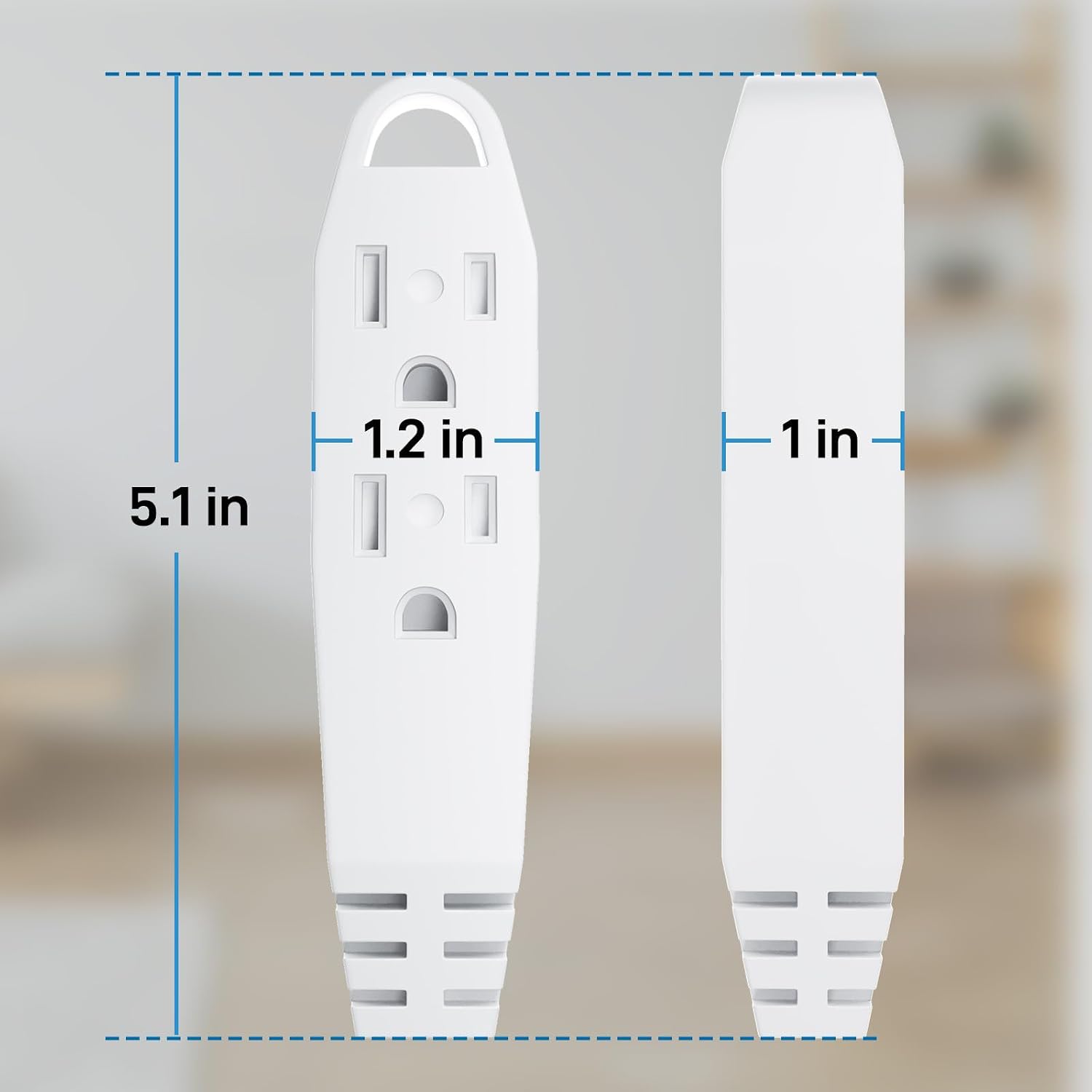 Thumbnail 6 de K KASONIC FL-110A 25-Foot 3-Outlet Extension Cord, Grounded 16/3, Flat Plug
