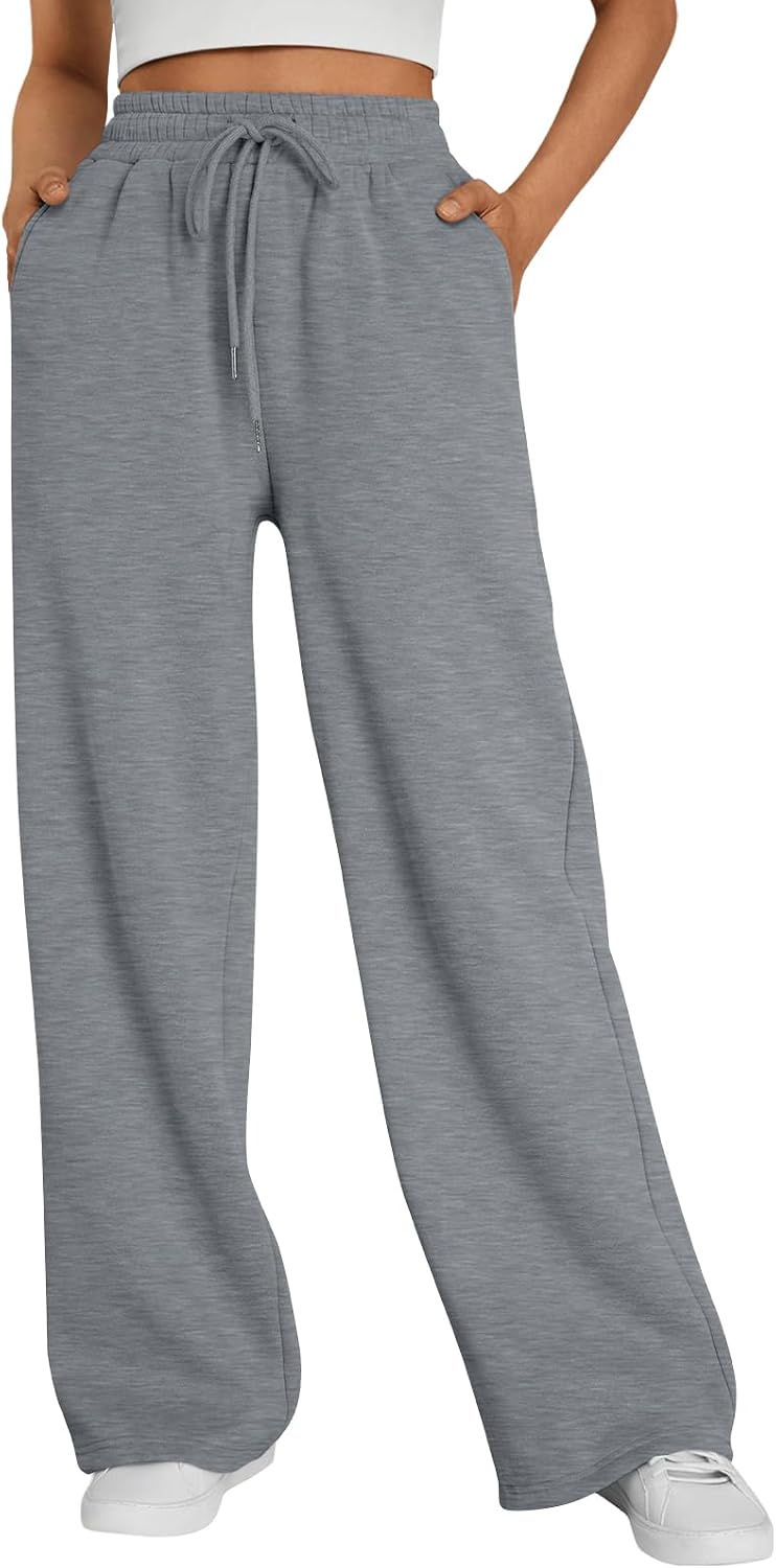 Detalle de Trendy Queen Wide Leg Fleece-Lined Joggers