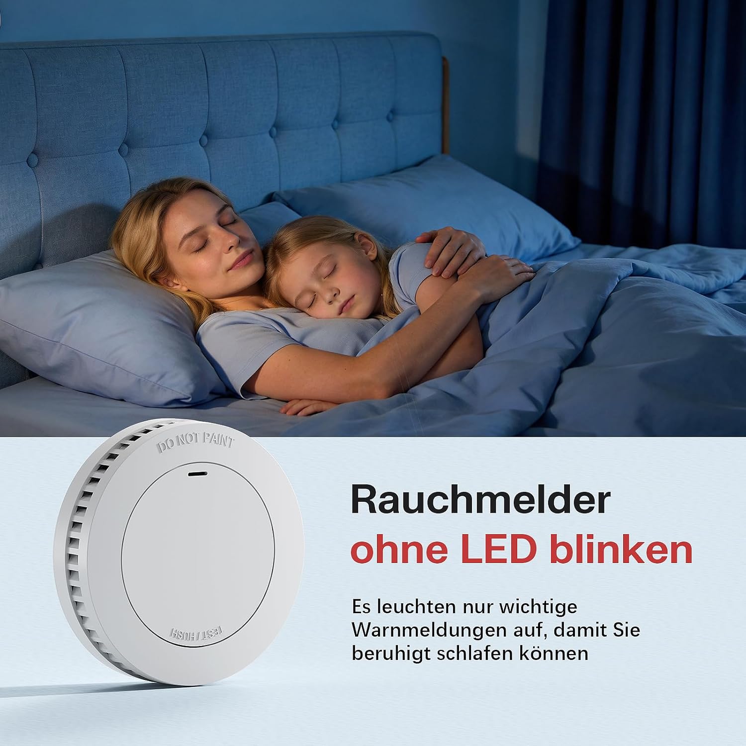 Thumbnail 4 de RUNIDUR Rauchmelder 10 Jahre Batterie – Mini Flacher Feuermelder, TÜV Rheinland Zertifiziert (6 Stück)