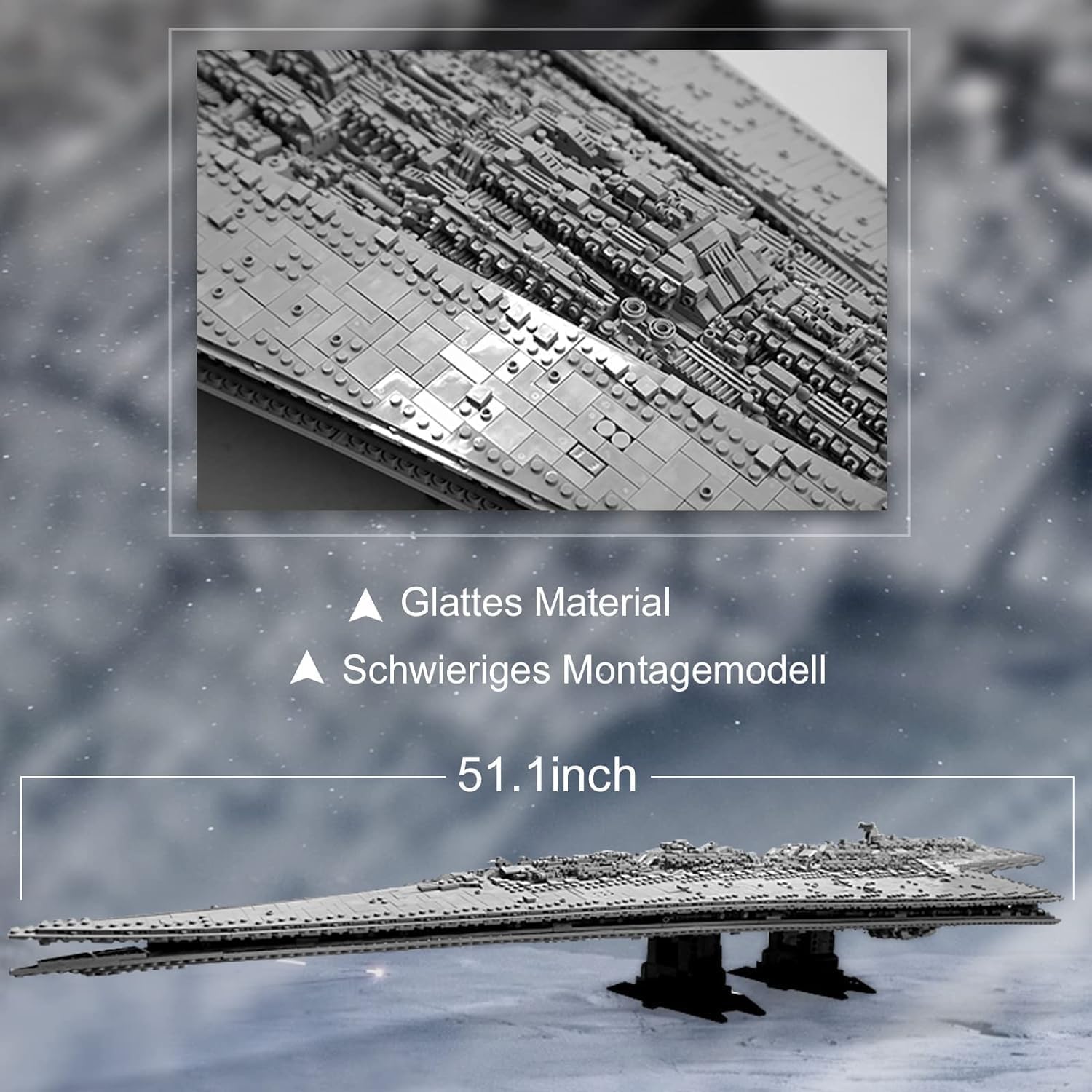 Thumbnail 5 de SHHFWU 13134 Sternenzerstörer Technik Modell