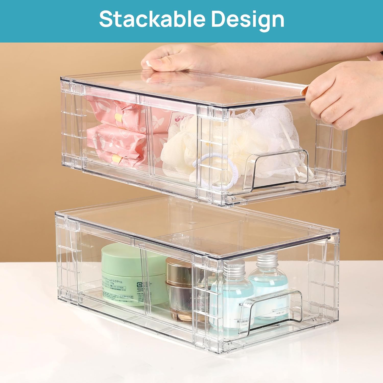Thumbnail 3 de Vtopmart 6-Pack stackable storage drawers