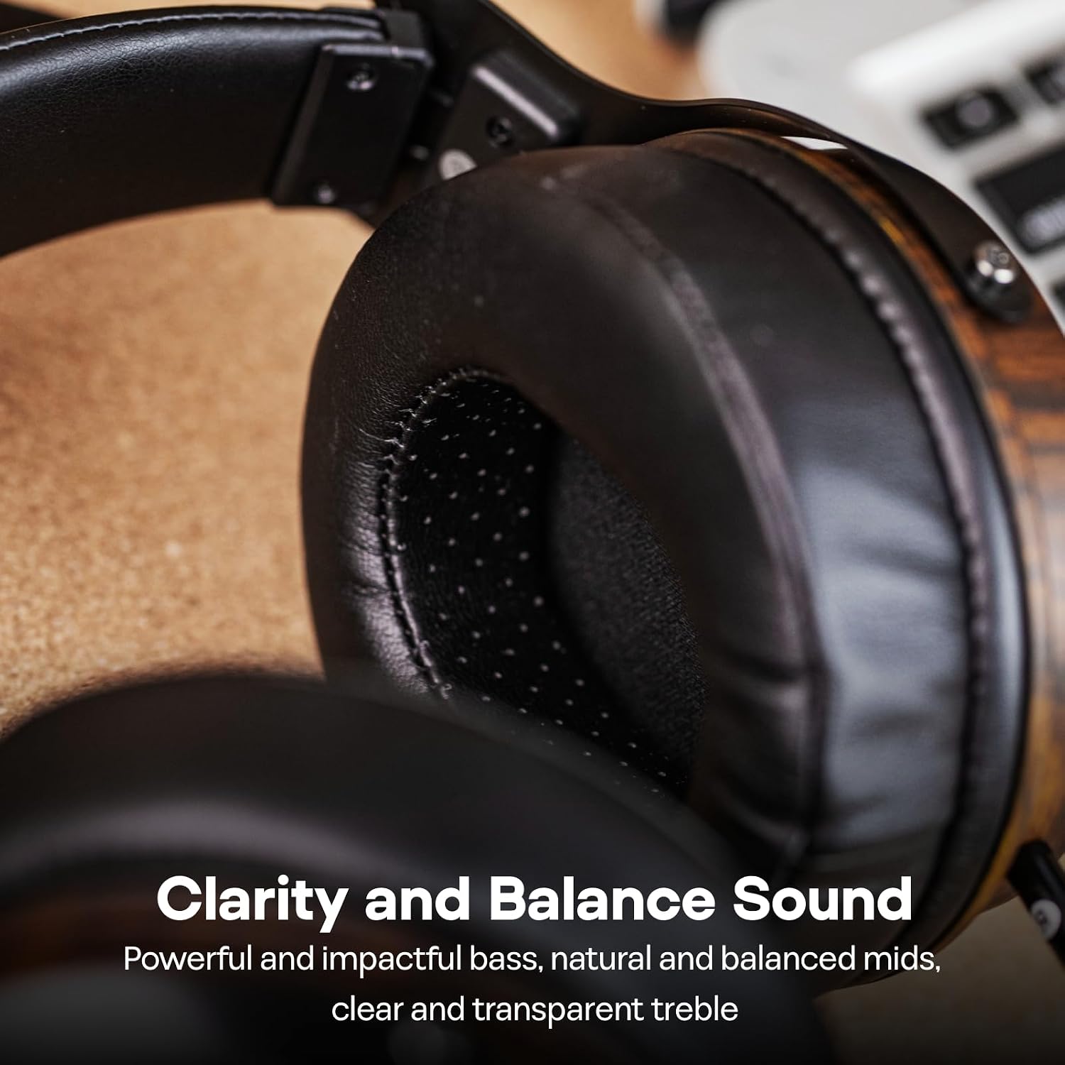 Detalle de Linsoul Kiwi Ears Altruva Open-Back Wired Headphones, 50 mm Dynamic Drivers