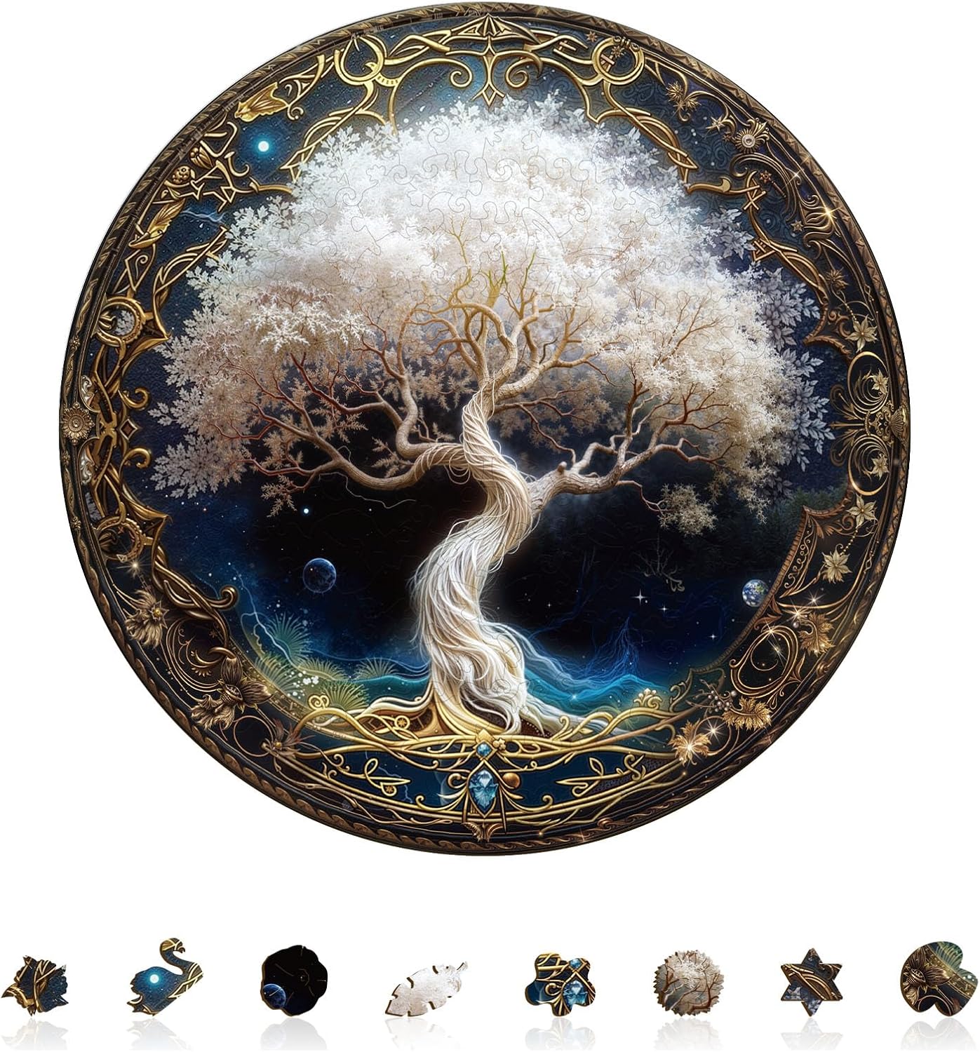 Detalle de KAAYEE Wooden Jigsaw Puzzle, 200 Pieces
