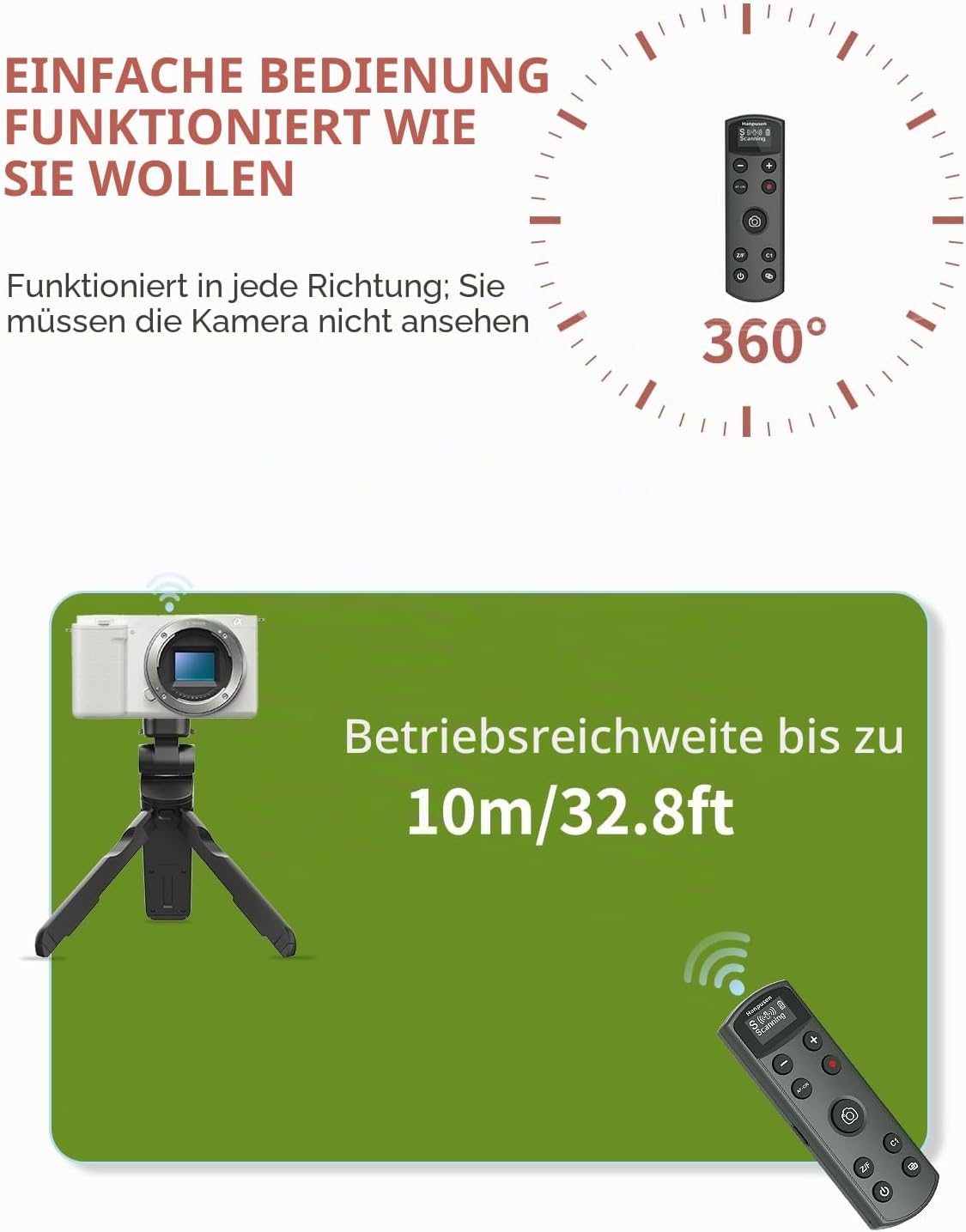 Thumbnail 4 de Hanpusen Sony Kamera Fernbedienung