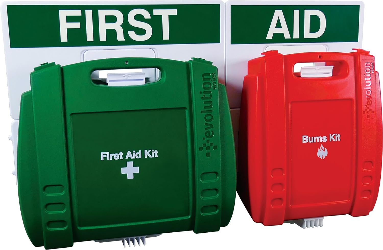 Detalle de Safety First Aid Group Evolution First Aid & Burns Point, Large (43 x 65 cm) – Fully Stocked