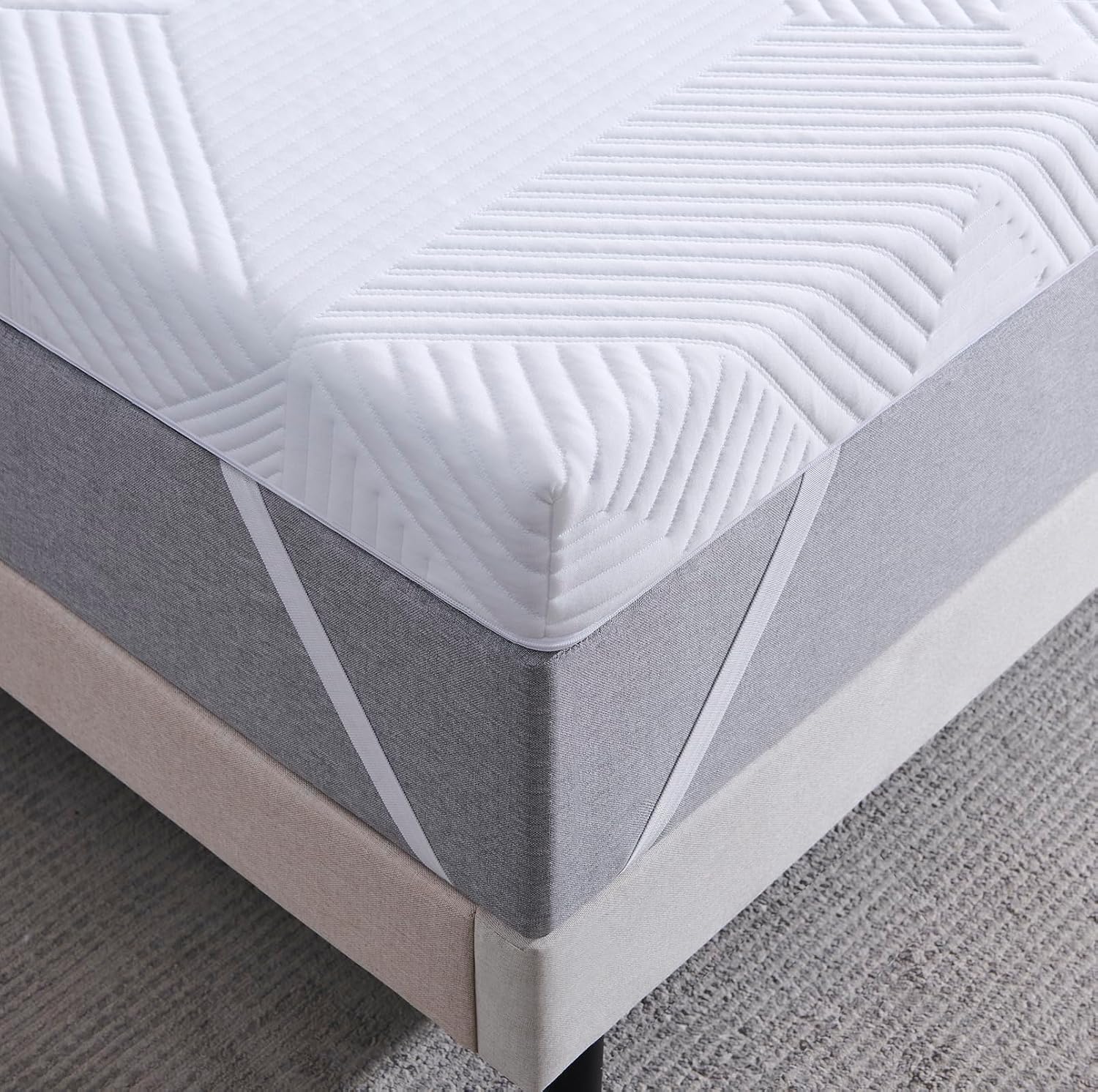 Thumbnail 1 de Twirest Matratzentopper 90x200 cm – 7,5 cm Höhe, Gel Topper mit Memory Foam Effekt