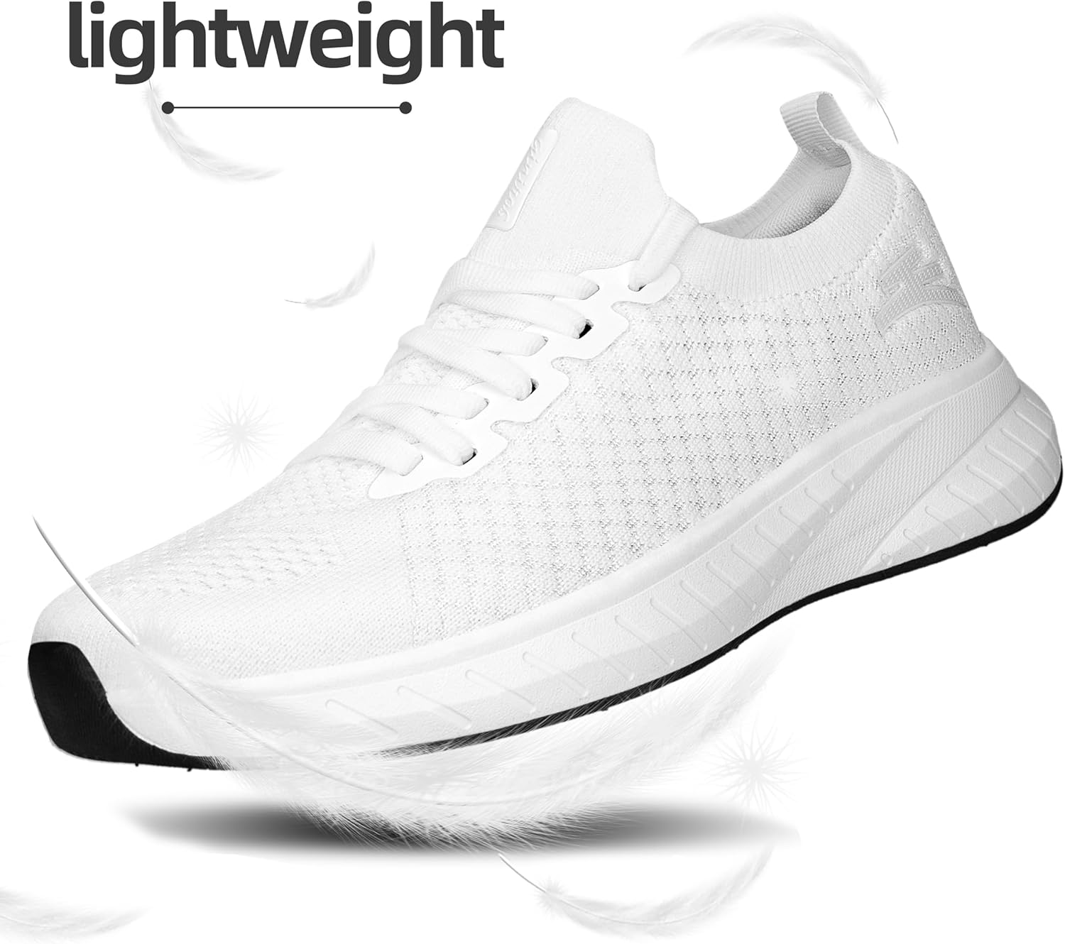 Detalle de Puweco Womens Trainers: Breathable, Lightweight Non-Slip Shoes for Active Lifestyles