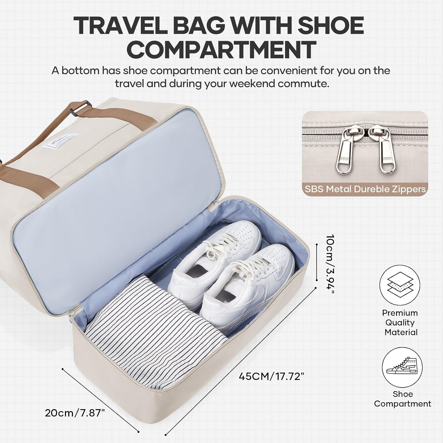Detalle 1 de Reisetasche Damen 45x36x20 Handgepäcktasche