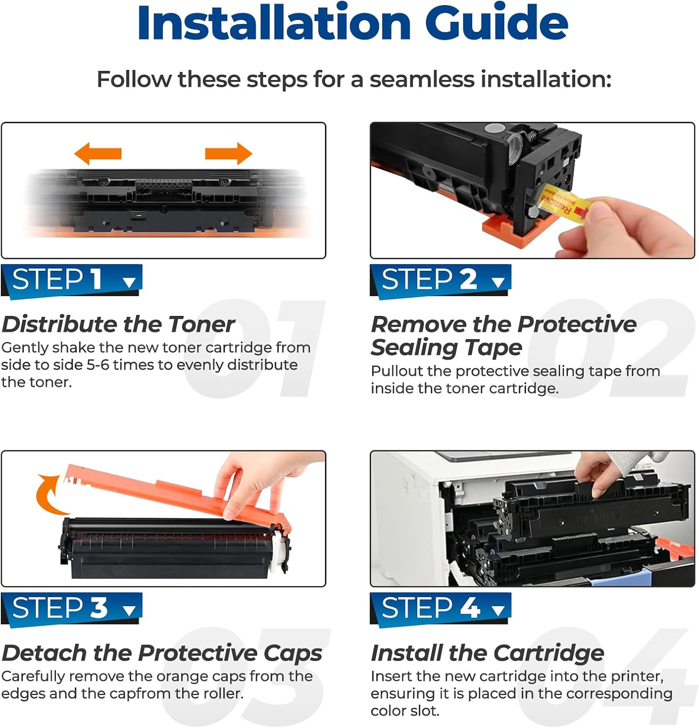 Detalle de 201A/201X Compatible Toner Cartridges