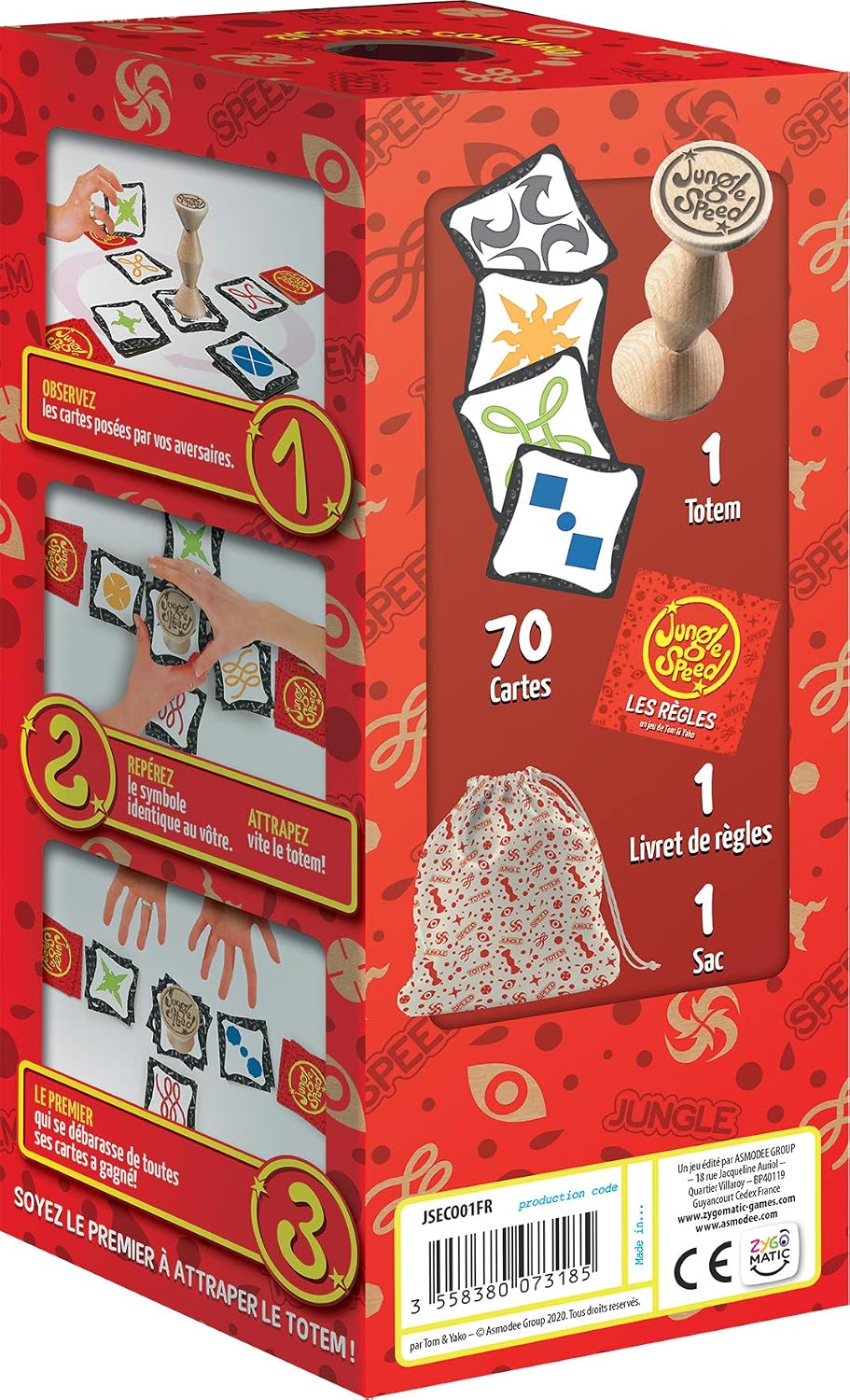 Detalle 2 de Jungle Speed Classique de Jungle Speed — Jeu de réflexe pour enfants dès 7 ans