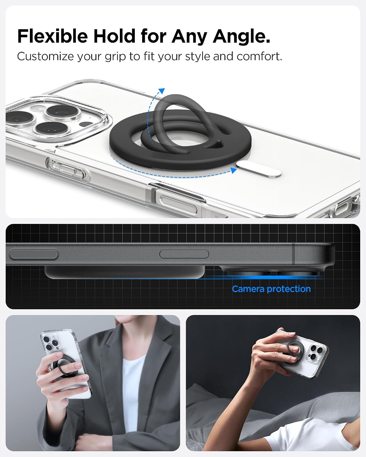 Thumbnail 4 de Spigen Dual Pop MagFit Soporte Magnético para iPhone y Samsung