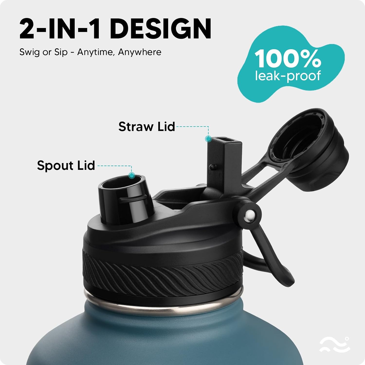 Thumbnail 1 de Swigina 64 oz Insulated Water Bottle