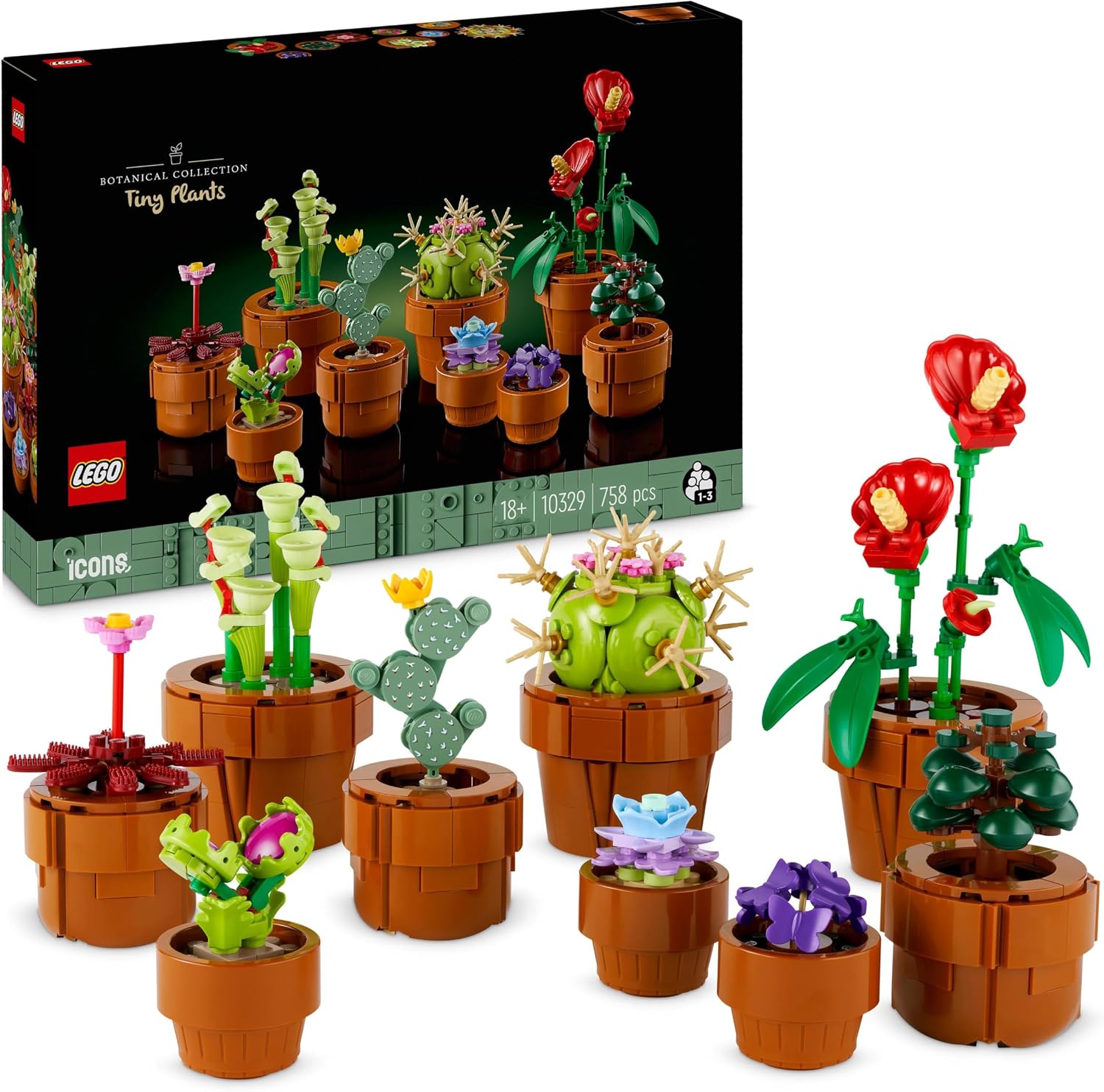 Detalle de LEGO Botanicals Tiny Plants 10329