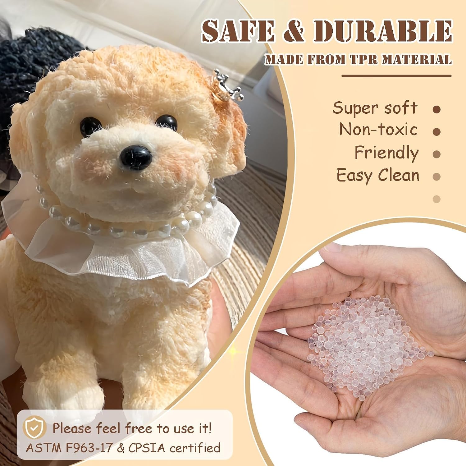Detalle 2 de Big Taba Squishy Dog Stress Relief Toy, TPR