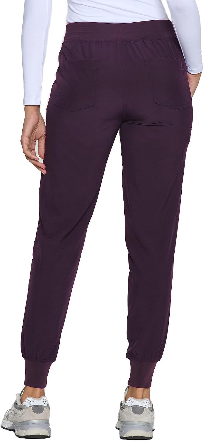 Detalle de COZYFIT Women’s Scrub Jogger Pants, Stretch Fabric and Five Pockets