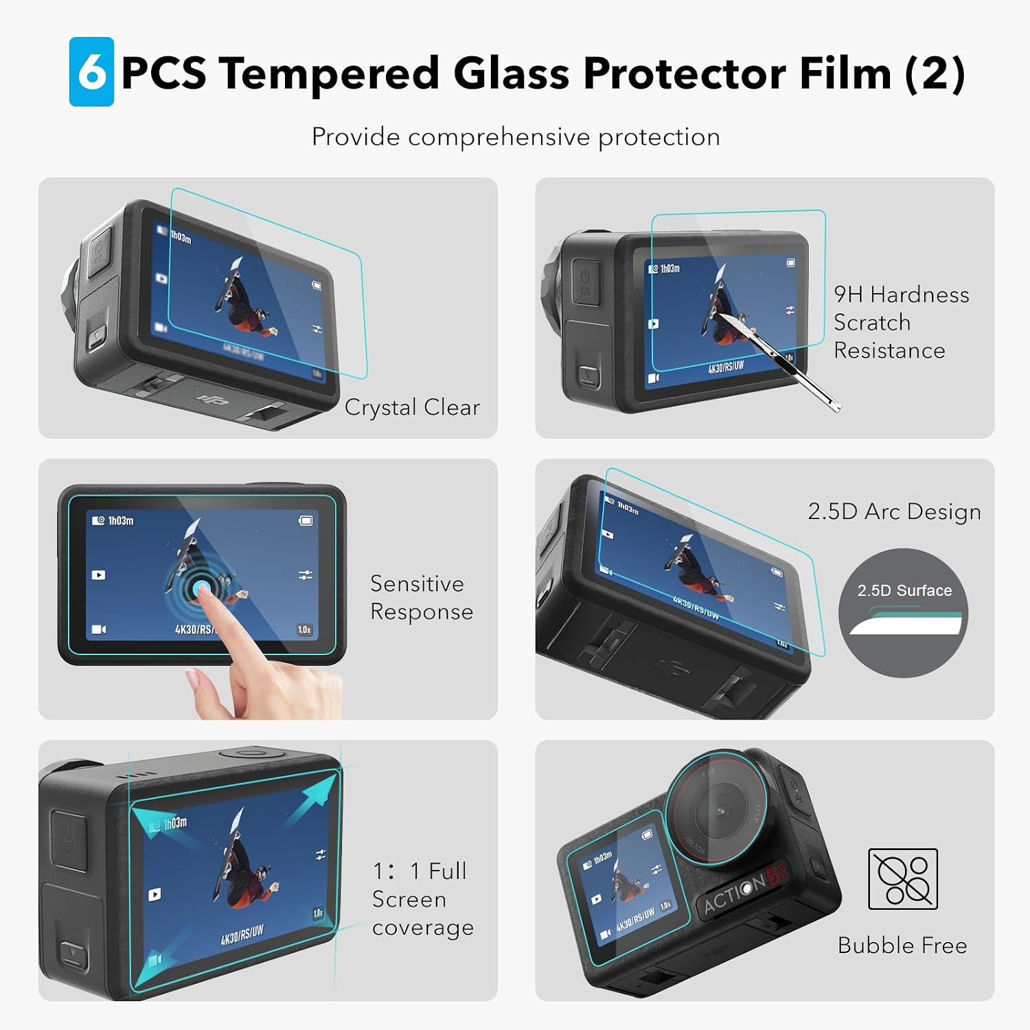 Thumbnail 3 de SYMIK Small Carrying Case for DJI Osmo Action 5 Pro – Accessory Kit Review