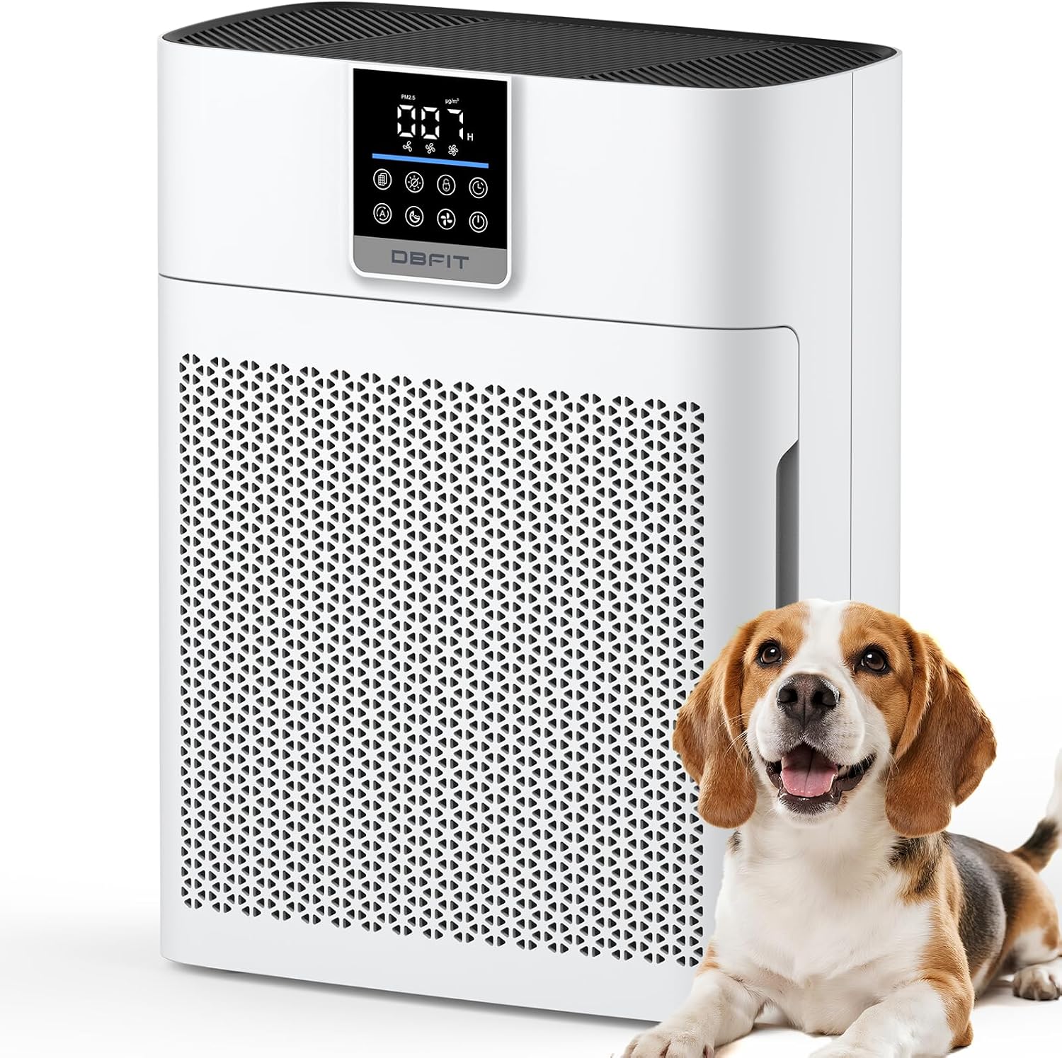 Detalle de DBFIT AP2410 Air Purifier for Large Rooms ⚙