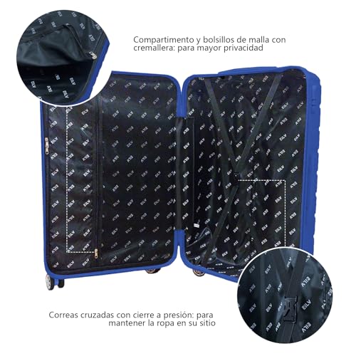 Detalle de ARTREE Maleta Cabina 55x40x20: ligera, resistente y ecológica para Ryanair, Vueling y más
