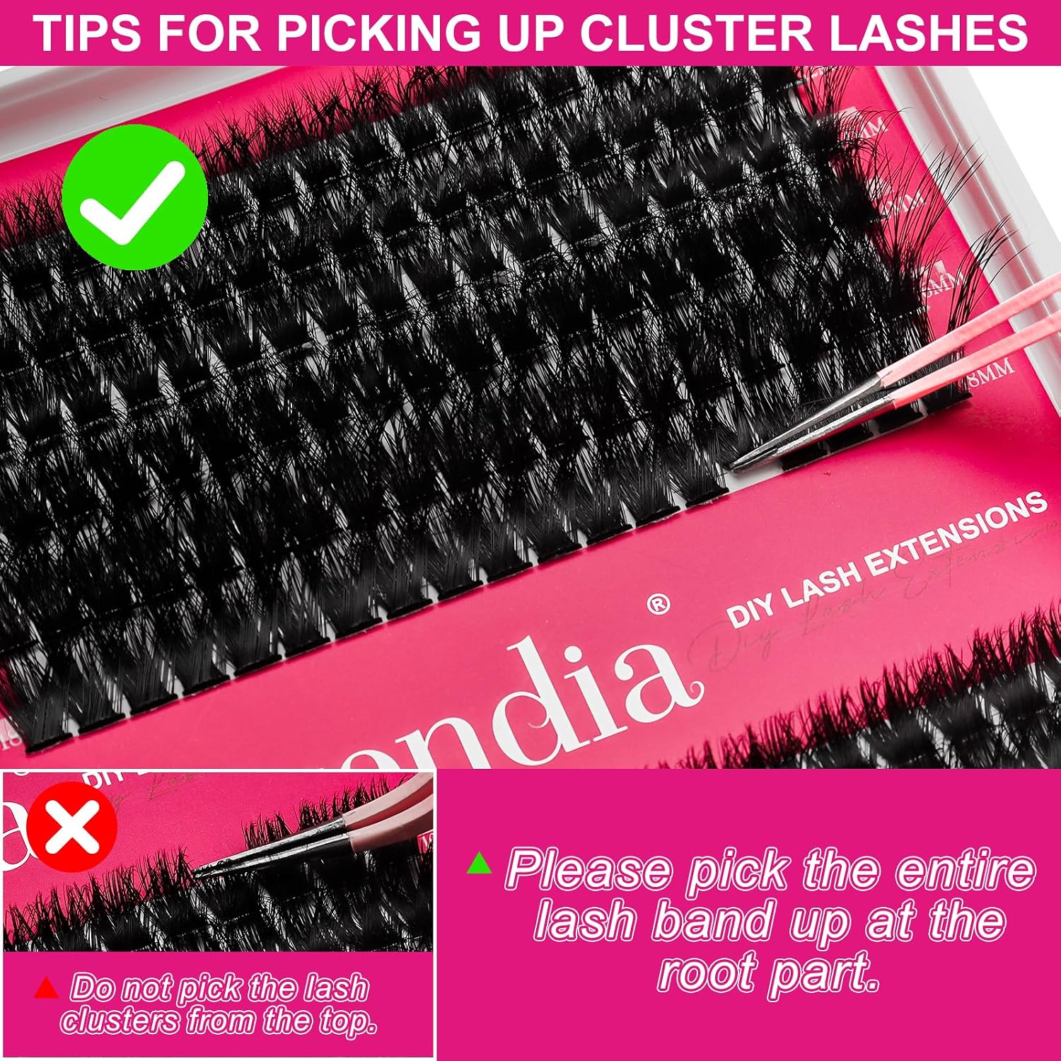 Thumbnail 5 de Fowendia Lash Clusters Kit 10-18mm 💄