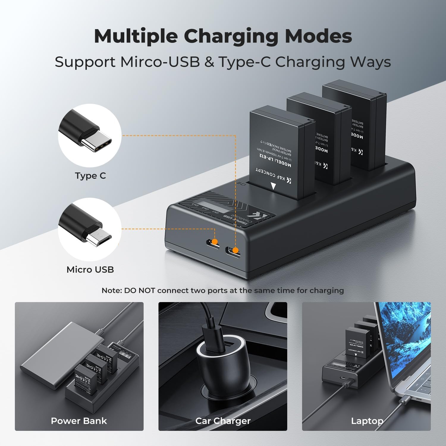 Thumbnail 4 de K&F CONCEPT LP-E12 Akku 1100mAh