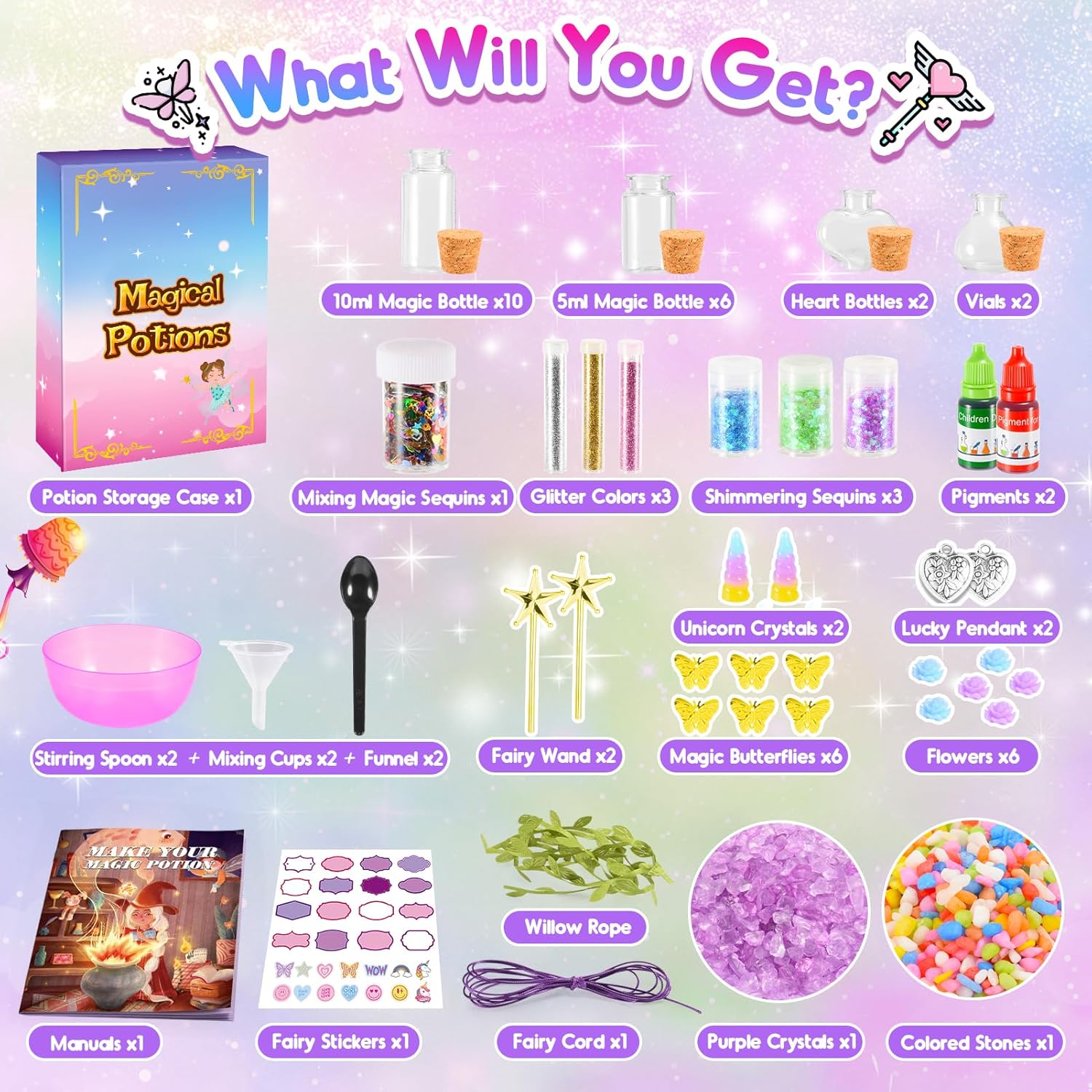 Thumbnail 5 de Grriopi Magical Potion Toys Kit 20 pieces