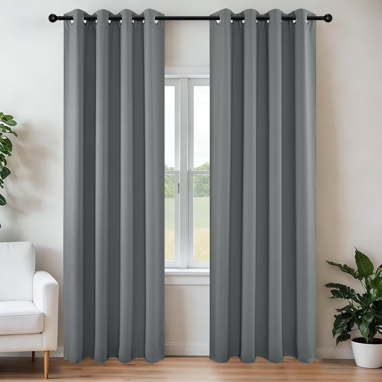 Detalle de Joydeco Blackout Curtains 90-Inch