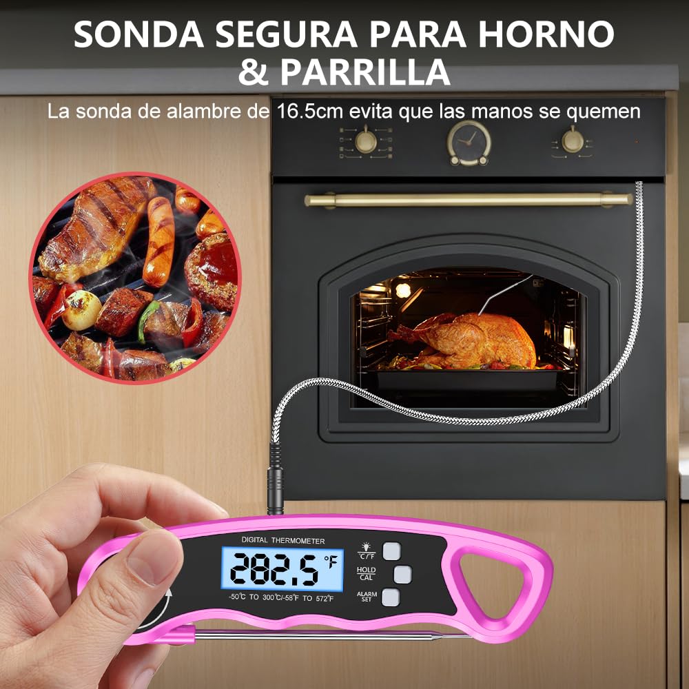 Detalle de CIRYCASE Termometro Cocina sonda 102cm