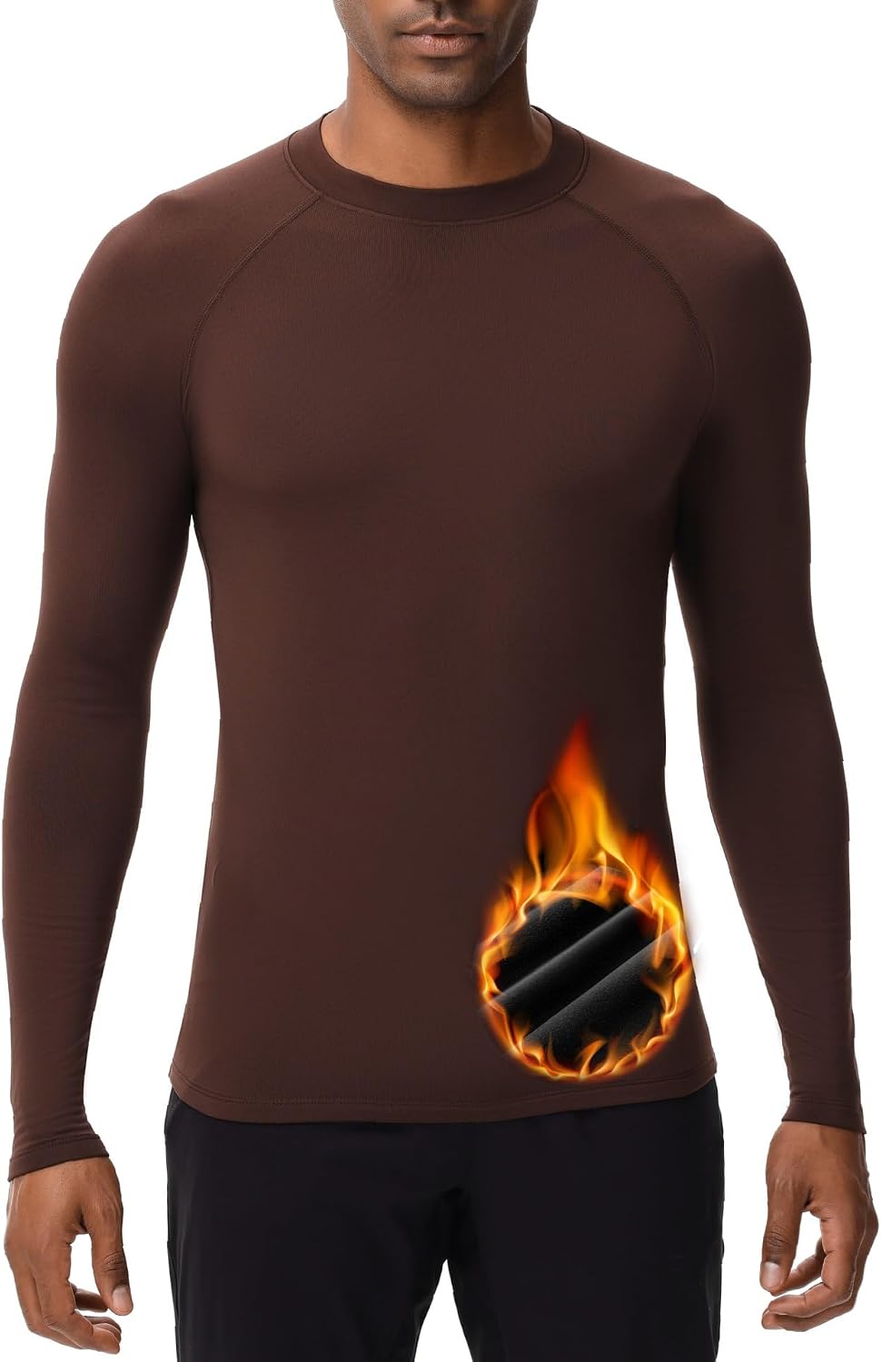 Detalle de HUGE SPORTS Maglia Termica Uomo 88% poliestere