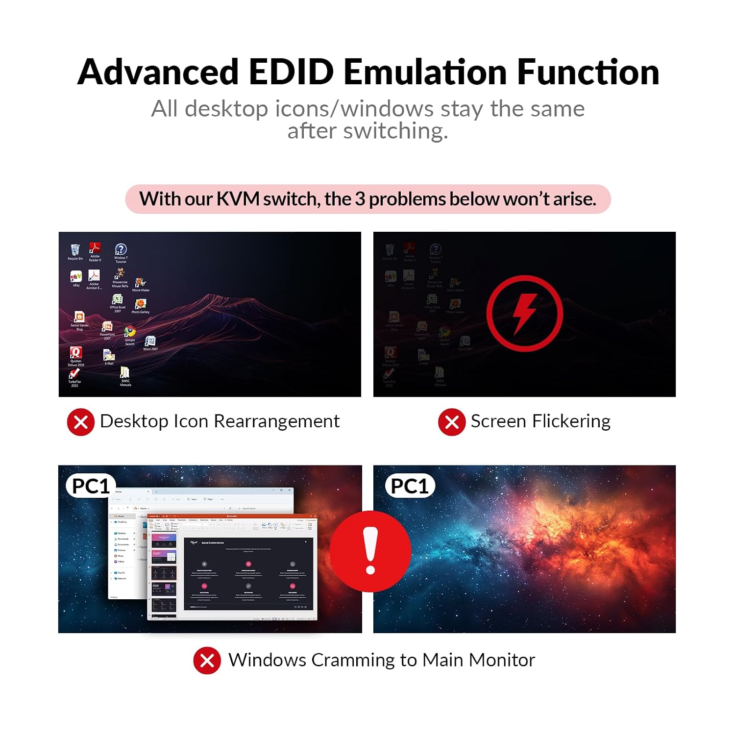 Thumbnail 5 de AV Access KVM Switch Dock 4K, 60W PD