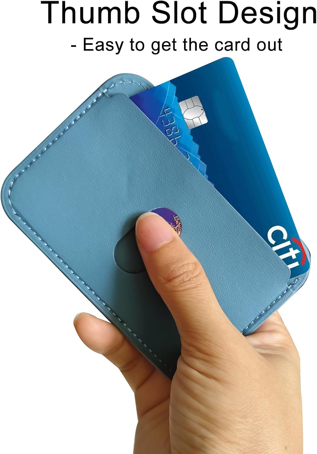 Detalle de Larpur PU Leather ID Badge Holder